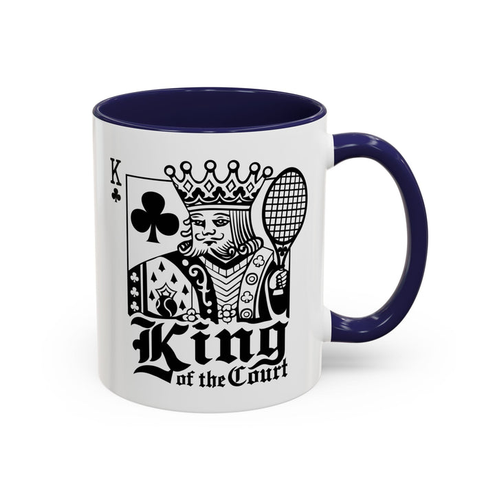 King of the Court Coffee Mug, Tennis Gift, Sports Fan Mug, Men's Holiday Present