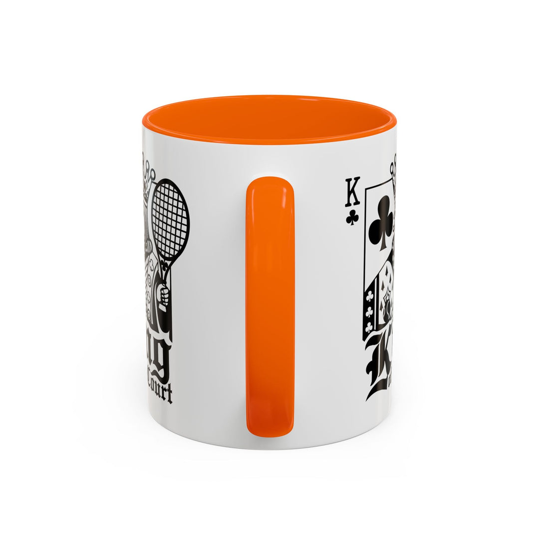 King of the Court Coffee Mug, Tennis Gift, Sports Fan Mug, Men's Holiday Present