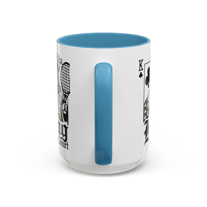 King of the Court Coffee Mug, Tennis Gift, Sports Fan Mug, Men's Holiday Present