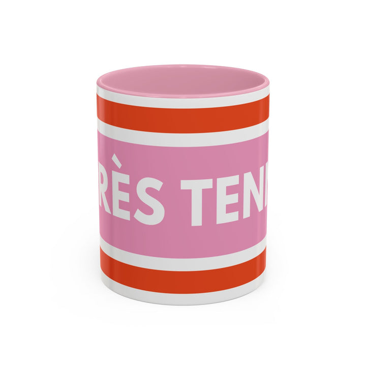 Très Tennis Colorful Coffee Mug — Pink & Red 11oz/15oz