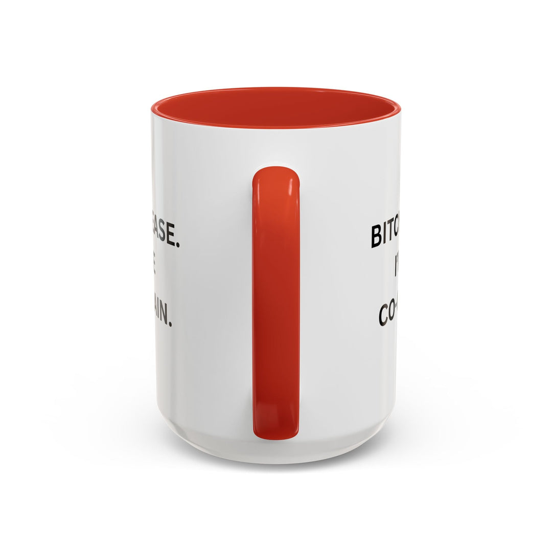Co-Captain Mug - Funny Tennis/Pickleball CoCaptain Gift