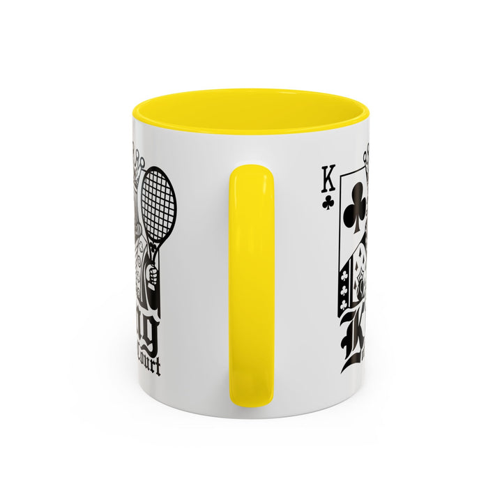 King of the Court Coffee Mug, Tennis Gift, Sports Fan Mug, Men's Holiday Present