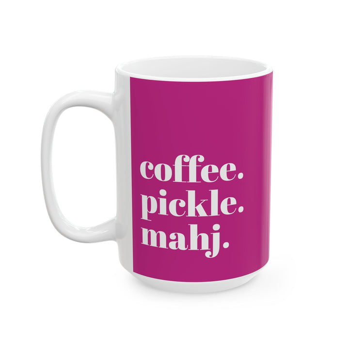coffee. pickle. mahj.