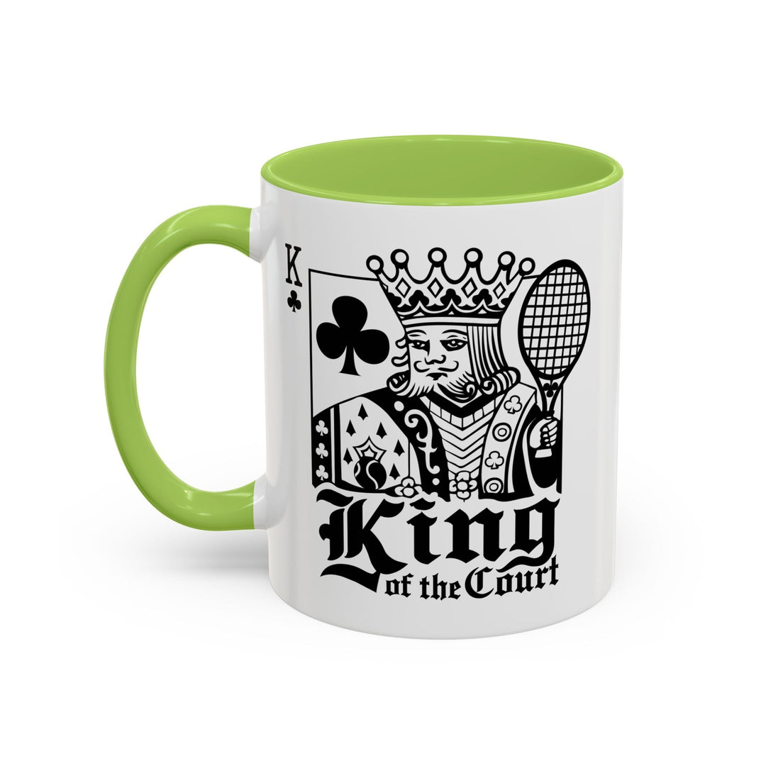 King of the Court Coffee Mug, Tennis Gift, Sports Fan Mug, Men's Holiday Present