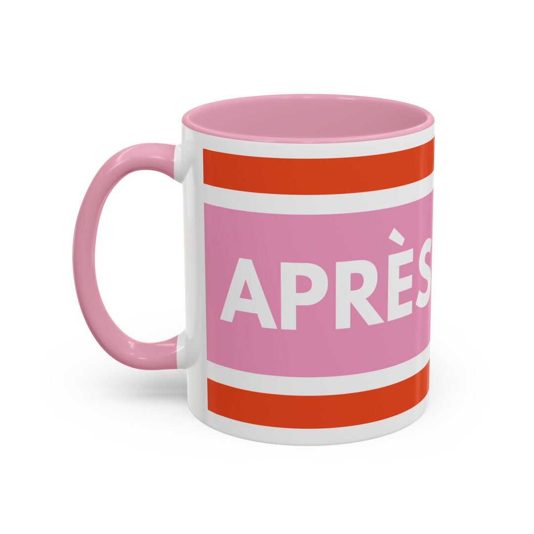 Très Tennis Colorful Coffee Mug — Pink & Red 11oz/15oz