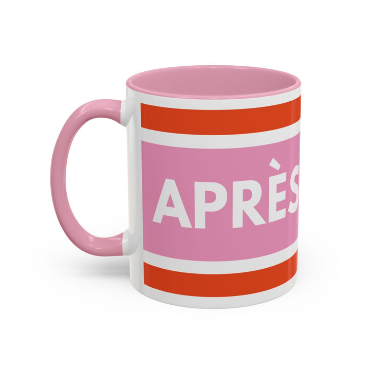 Très Tennis Colorful Coffee Mug — Pink & Red 11oz/15oz