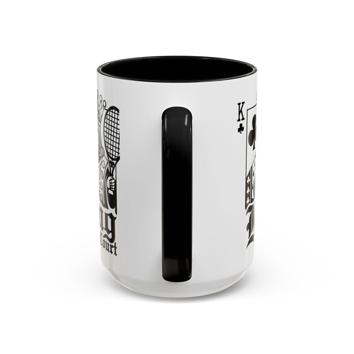 King of the Court Coffee Mug, Tennis Gift, Sports Fan Mug, Men's Holiday Present