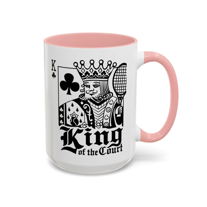 King of the Court Coffee Mug, Tennis Gift, Sports Fan Mug, Men's Holiday Present