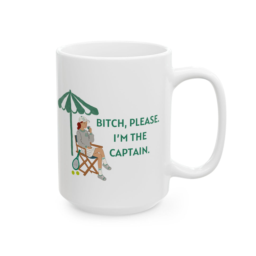 Tennis Captain Mug Red Hair
