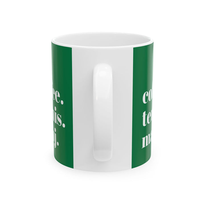 coffee. tennis. mahj.