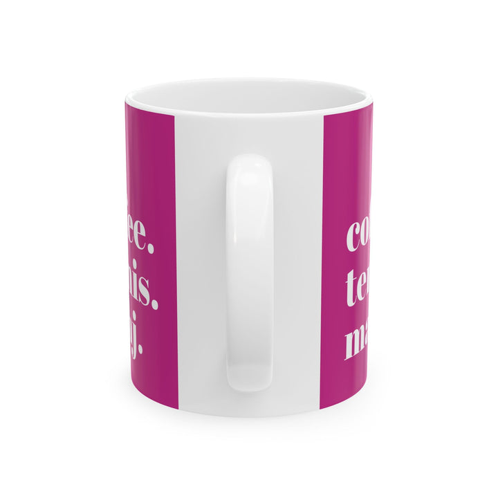 coffee. tennis. mahj.
