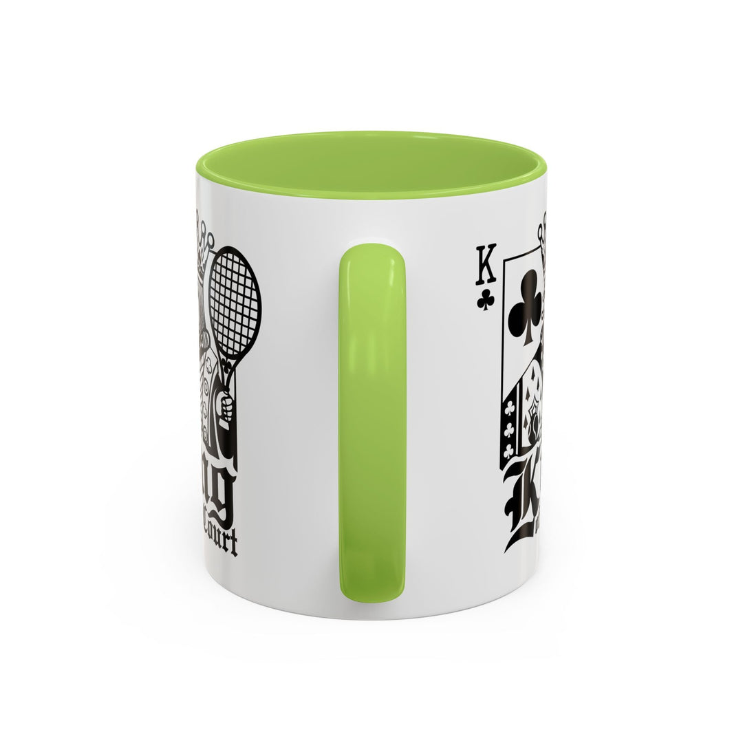 King of the Court Coffee Mug, Tennis Gift, Sports Fan Mug, Men's Holiday Present