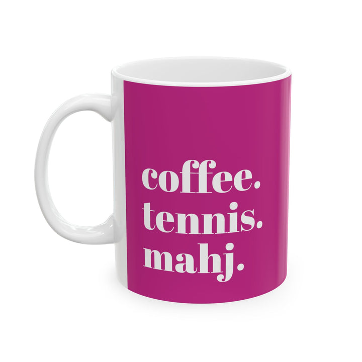 coffee. tennis. mahj.