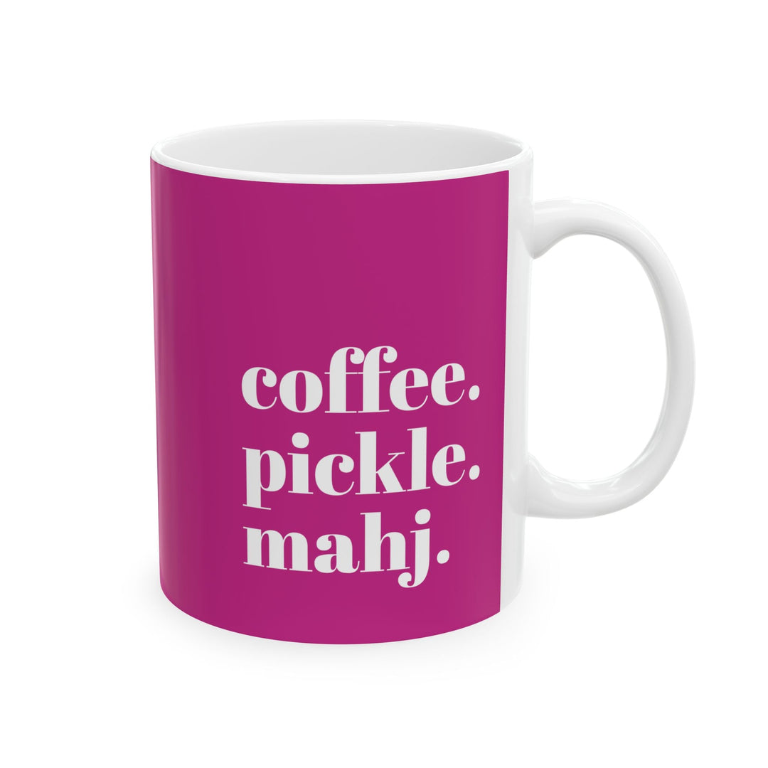 coffee. pickle. mahj.
