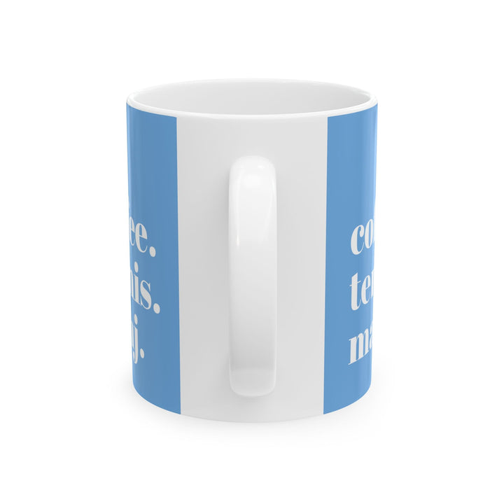 coffee. tennis. mahj.
