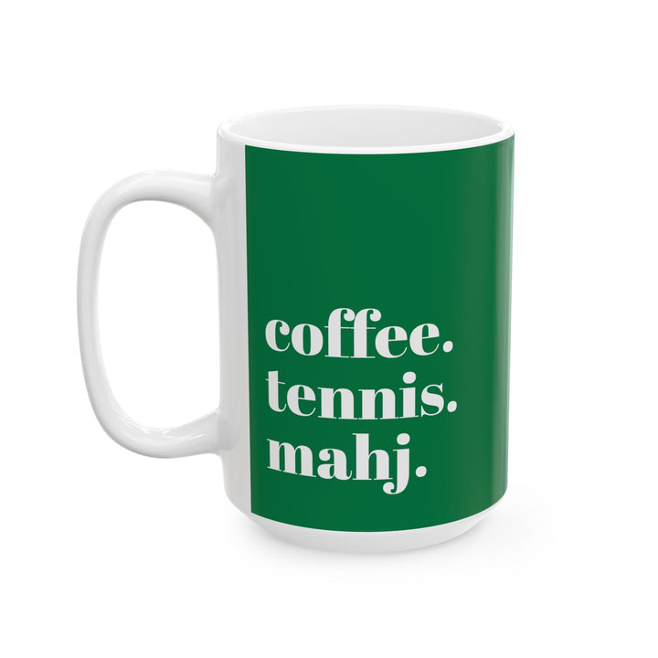 coffee. tennis. mahj.