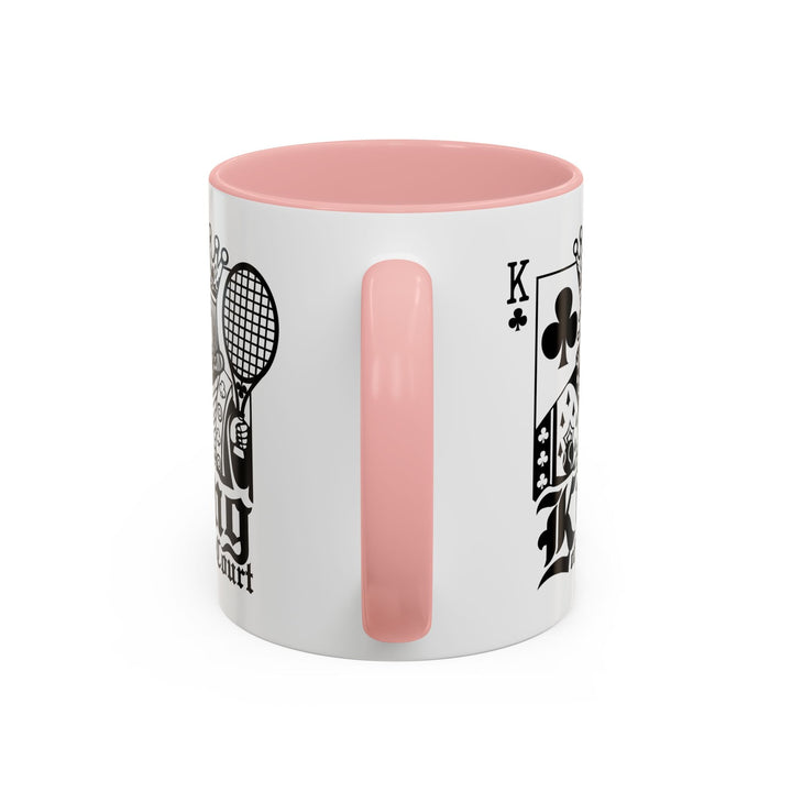 King of the Court Coffee Mug, Tennis Gift, Sports Fan Mug, Men's Holiday Present