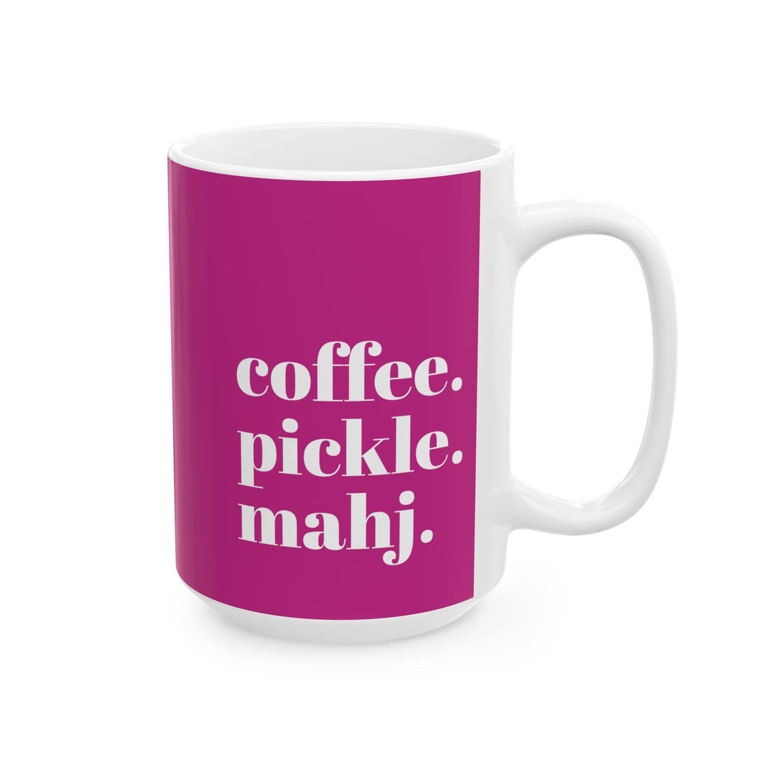 coffee. pickle. mahj.