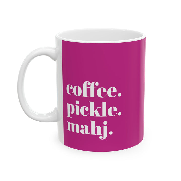 coffee. pickle. mahj.