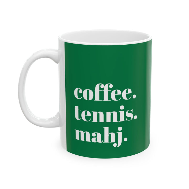 coffee. tennis. mahj.