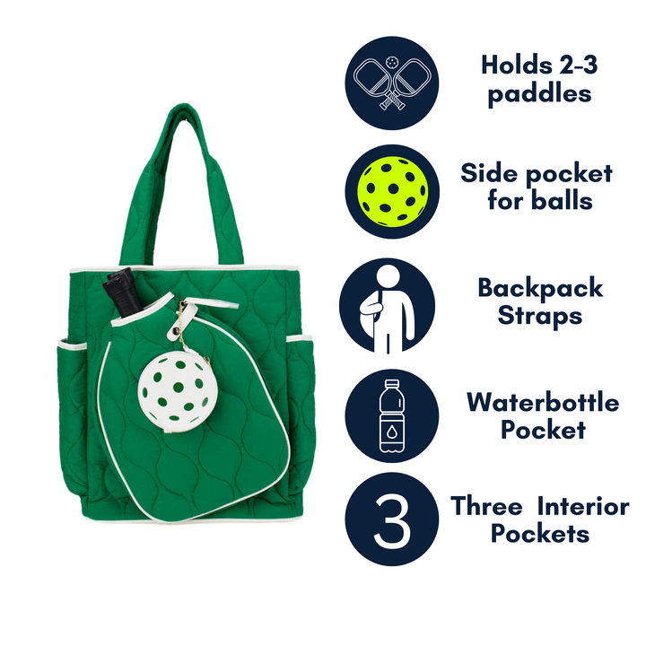 Fifth Ave Pickleball Convertible Tote Bag/Backpack Final Sale