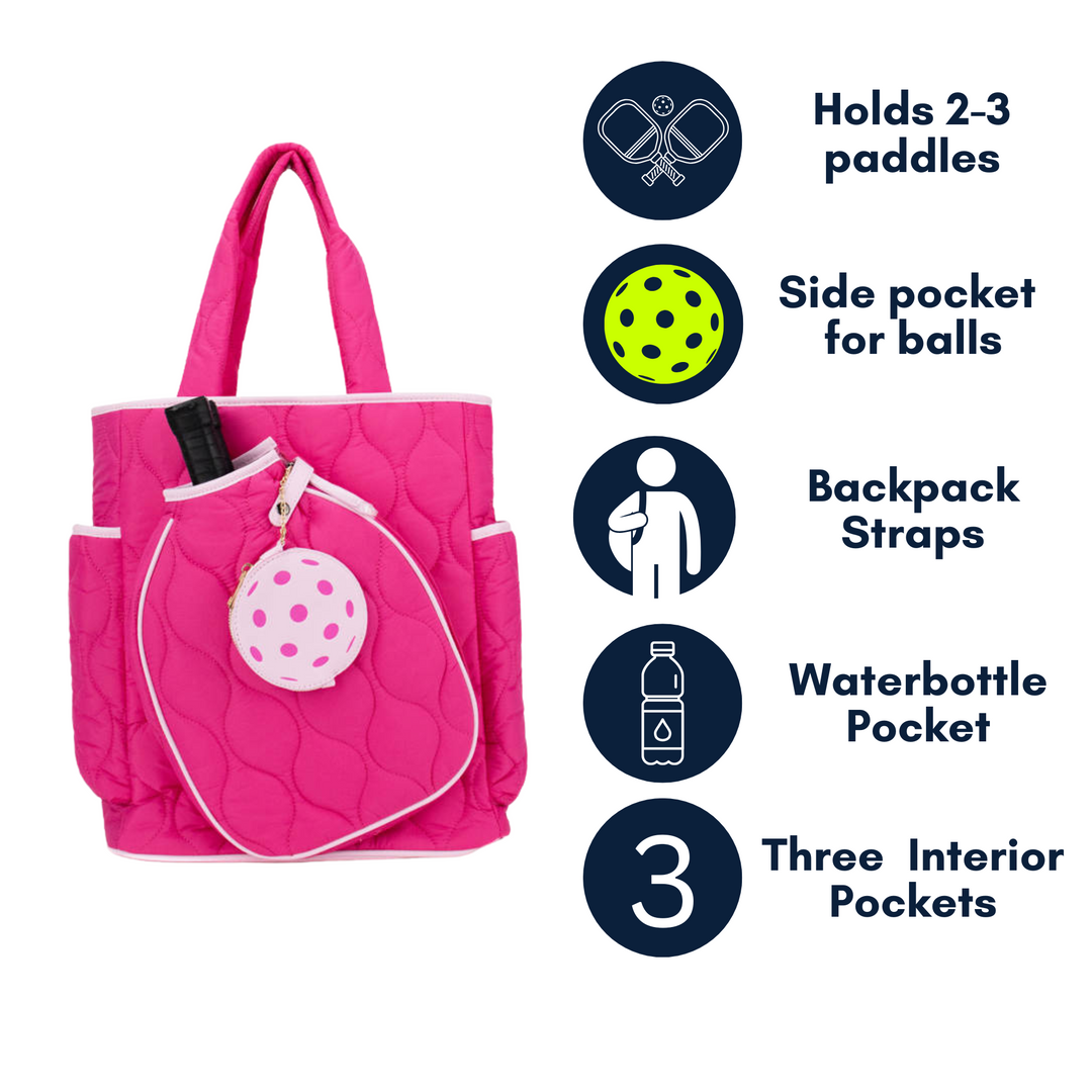Fifth Ave Pickleball Convertible Tote Bag/Backpack Final Sale