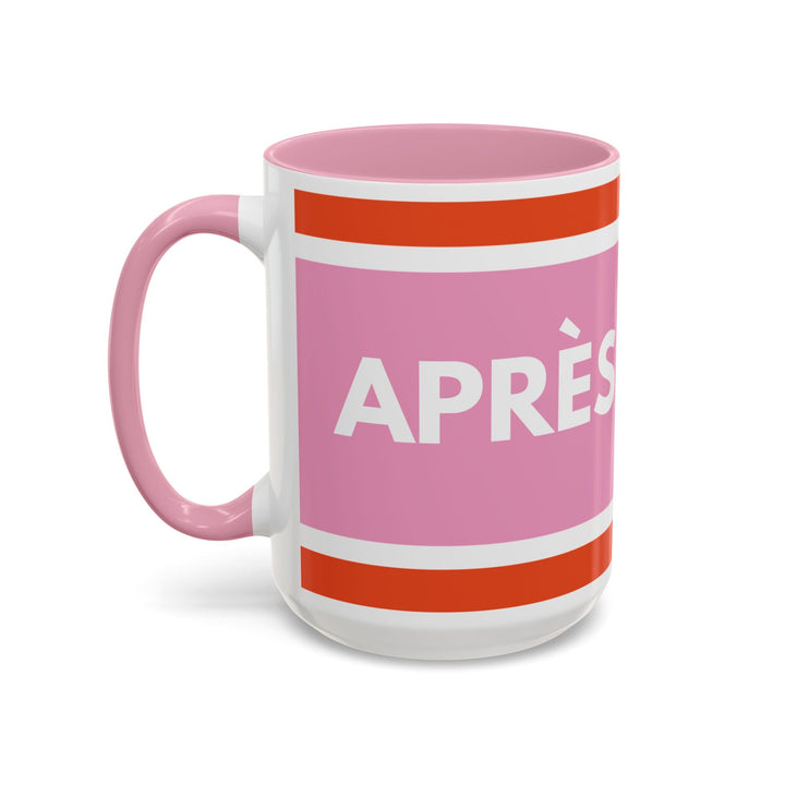 Très Tennis Colorful Coffee Mug — Pink & Red 11oz/15oz
