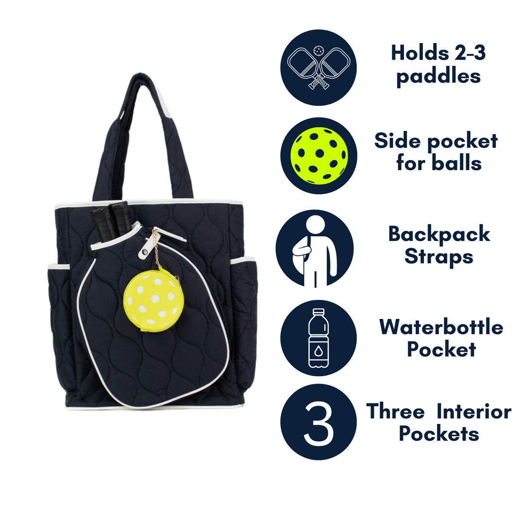 Fifth Ave Pickleball Convertible Tote Bag/Backpack Final Sale