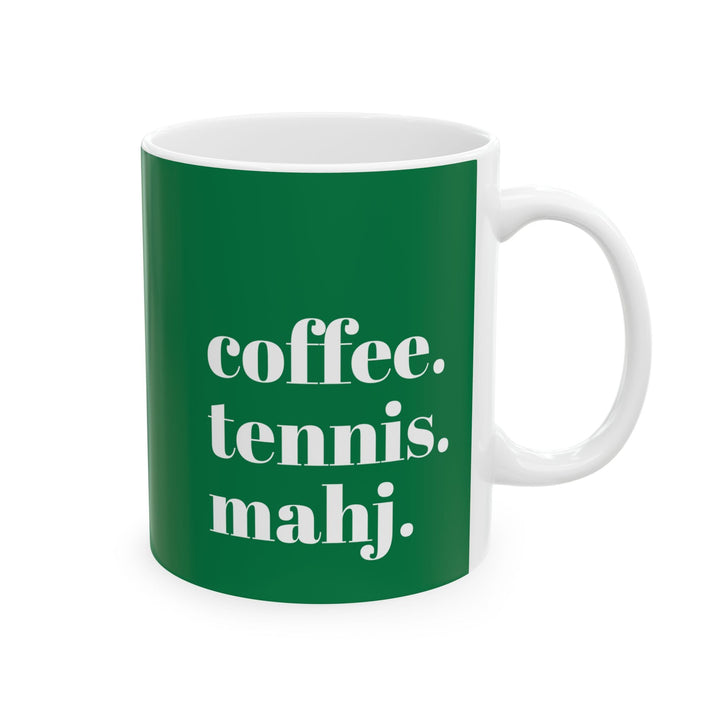coffee. tennis. mahj.