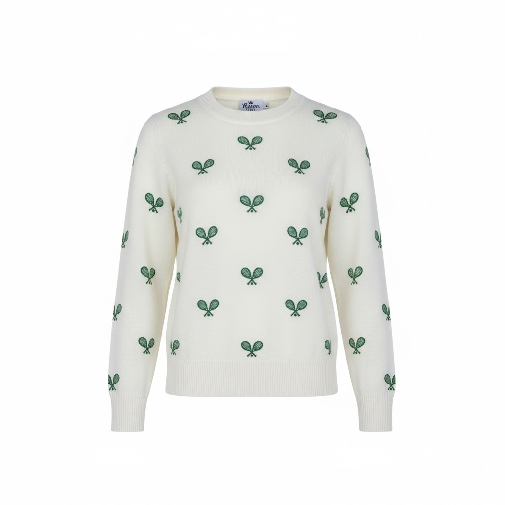 Tennis Sweater Boyfriend Fit
