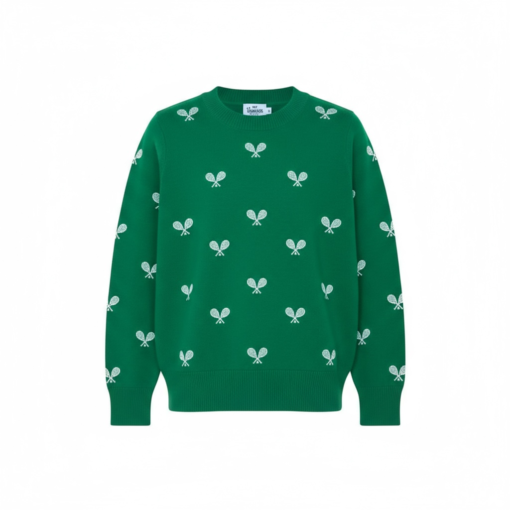 Tennis Sweater Boyfriend Fit