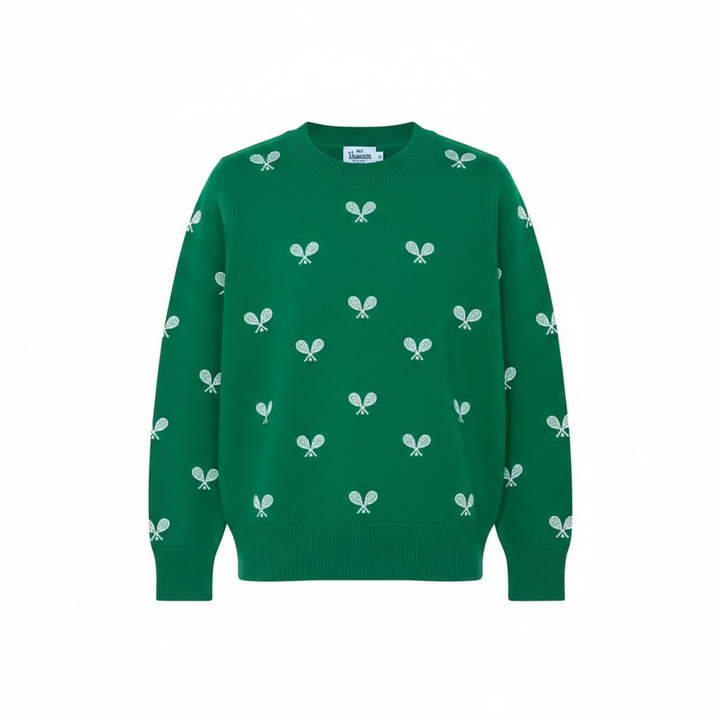 Tennis Sweater Boyfriend Fit