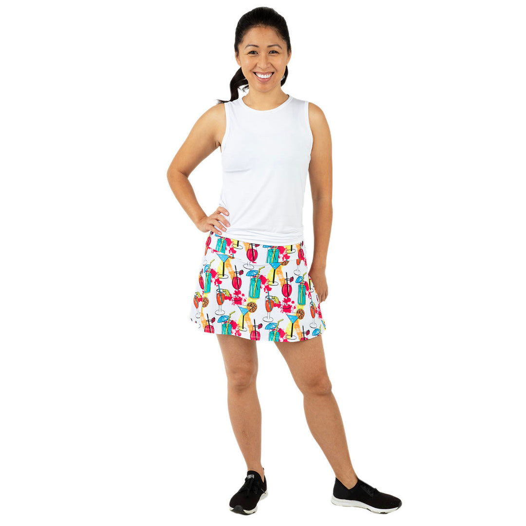 XS Cocktails on the Court Swing Skirt --Final Sale