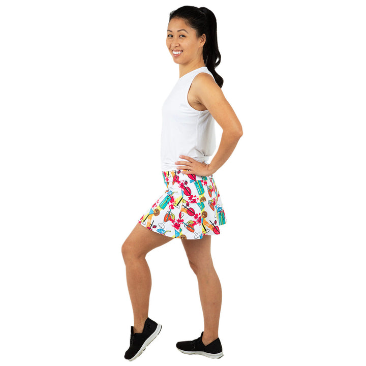 XS Cocktails on the Court Swing Skirt --Final Sale