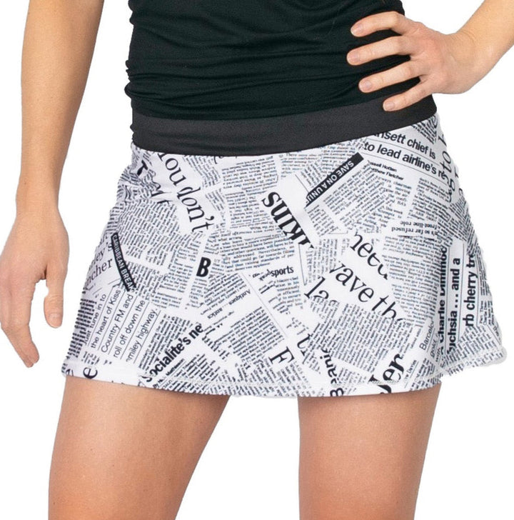 Newsprint Skirt